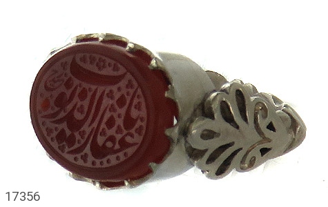 انگشتر نقره عقیق یمنی صفوی مردانه دست ساز [یا غفار الذنوب] - 17356